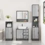 Set de muebles de baño 4 pzas madera contrachapada gris sonoma von , Badezimmermöbel - Ref: Foro24-3301228, Preis: 446,19 €, ...
