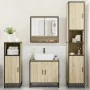 Juego de muebles de baño 4 pzas contrachapada roble sonoma by , Bathroom furniture - Ref: Foro24-3301216, Price: 333,06 €, Di...