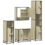 Juego de muebles de baño 4 pzas contrachapada roble sonoma by , Bathroom furniture - Ref: Foro24-3301216, Price: 333,06 €, Di...