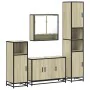 Juego de muebles de baño 4 pzas contrachapada roble sonoma de , Muebles de baño - Ref: Foro24-3301221, Precio: 399,69 €, Desc...