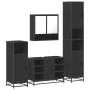 Juego de muebles de baño 4 pzas madera contrachapada negro von , Badezimmermöbel - Ref: Foro24-3301240, Preis: 423,02 €, Raba...