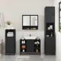 Juego de muebles de baño 4 pzas madera contrachapada negro von , Badezimmermöbel - Ref: Foro24-3301240, Preis: 423,02 €, Raba...