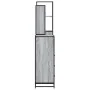 Set de muebles de baño 4 pzas madera contrachapada gris sonoma von , Badezimmermöbel - Ref: Foro24-3301263, Preis: 464,86 €, ...