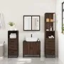 Set de muebles baño 4 pzas madera contrachapada roble marrón von , Badezimmermöbel - Ref: Foro24-3301249, Preis: 314,58 €, Ra...