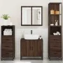 Set de muebles baño 4 pzas madera contrachapada roble marrón von , Badezimmermöbel - Ref: Foro24-3301249, Preis: 314,58 €, Ra...