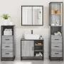 Set de muebles de baño 4 pzas madera contrachapada gris sonoma by , Bathroom furniture - Ref: Foro24-3301268, Price: 350,98 €...