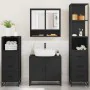 Juego de muebles de baño 4 pzas madera contrachapada negro von , Badezimmermöbel - Ref: Foro24-3301275, Preis: 338,53 €, Raba...