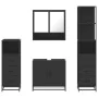 Juego de muebles de baño 4 pzas madera contrachapada negro von , Badezimmermöbel - Ref: Foro24-3301275, Preis: 338,53 €, Raba...