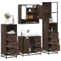 Set de muebles baño 4 pzas madera contrachapada roble marrón von , Badezimmermöbel - Ref: Foro24-3301289, Preis: 355,70 €, Ra...