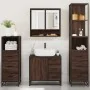 Set de muebles baño 4 pzas madera contrachapada roble marrón von , Badezimmermöbel - Ref: Foro24-3301289, Preis: 355,70 €, Ra...