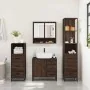 Set de muebles baño 4 pzas madera contrachapada roble marrón von , Badezimmermöbel - Ref: Foro24-3301289, Preis: 355,70 €, Ra...