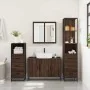 Set de muebles baño 4 pzas madera contrachapada roble marrón von , Badezimmermöbel - Ref: Foro24-3301254, Preis: 346,94 €, Ra...