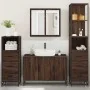 Set de muebles baño 4 pzas madera contrachapada roble marrón von , Badezimmermöbel - Ref: Foro24-3301254, Preis: 346,94 €, Ra...