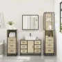 Juego de muebles de baño 4 pzas contrachapada roble sonoma von , Badezimmermöbel - Ref: Foro24-3301261, Preis: 420,39 €, Raba...