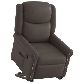 Sillón reclinable vertical de cuero sintético marrón brillante von , Sessel - Ref: Foro24-3303419, Preis: 262,76 €, Rabatt: %