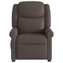 Sillón reclinable vertical de cuero sintético marrón brillante by , Armchairs - Ref: Foro24-3303419, Price: 263,49 €, Discoun...