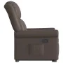 Sillón reclinable vertical de cuero sintético marrón brillante by , Armchairs - Ref: Foro24-3303419, Price: 263,49 €, Discoun...