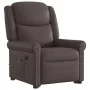 Sillón de masaje elevable eléctrico marrón brillante by , Armchairs - Ref: Foro24-3303425, Price: 360,68 €, Discount: %