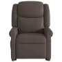 Sillón de masaje elevable eléctrico marrón brillante by , Armchairs - Ref: Foro24-3303425, Price: 360,68 €, Discount: %
