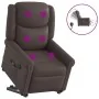 Sillón de masaje elevable eléctrico marrón brillante by , Armchairs - Ref: Foro24-3303425, Price: 360,68 €, Discount: %