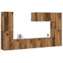 Muebles de TV de pared 7 uds madera vieja madera de ingeniería de , Muebles TV - Ref: Foro24-3328979, Precio: 241,89 €, Descu...