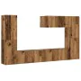 Muebles de TV de pared 7 uds madera vieja madera de ingeniería de , Muebles TV - Ref: Foro24-3328979, Precio: 241,89 €, Descu...