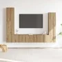 Mueble para TV de pared madera contrachapada artesanal 4 piezas de , Muebles TV - Ref: Foro24-3329218, Precio: 193,65 €, Desc...