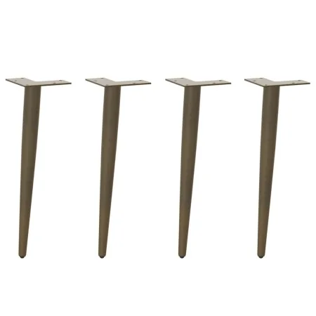 Patas para mesa de centro cónicas 4 uds acero natural 30-31cm von , Tischbeine - Ref: Foro24-4012511, Preis: 37,09 €, Rabatt: %