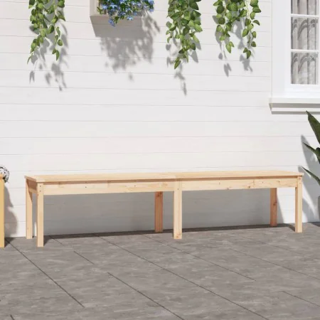 2-Sitzer-Gartenbank aus massivem Kiefernholz 203,5x44x45 cm von vidaXL, Gartenbänke - Ref: Foro24-824018, Preis: 89,84 €, Rab...