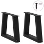 Patas para mesa de comedor forma V 2 uds negro 40x(30-31,3) cm von , Tischbeine - Ref: Foro24-4012524, Preis: 52,66 €, Rabatt: %