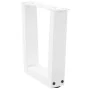 Patas para mesa de comedor forma V 2 uds blanco 30x(30-31,3) cm by , Table legs - Ref: Foro24-4012601, Price: 44,72 €, Discou...