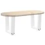 Patas para mesa de comedor forma V 2 uds blanco 30x(30-31,3) cm by , Table legs - Ref: Foro24-4012601, Price: 44,72 €, Discou...