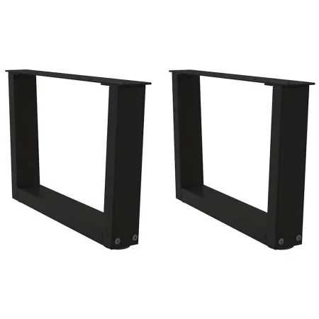 Patas para mesa de comedor forma V 2 uds negro 50x(30-31,3) cm von , Tischbeine - Ref: Foro24-4012608, Preis: 59,60 €, Rabatt: %