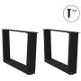 Patas para mesa de comedor forma V 2 uds negro 50x(30-31,3) cm von , Tischbeine - Ref: Foro24-4012608, Preis: 59,60 €, Rabatt: %