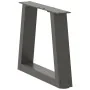 Patas para mesa comedor forma V 2 uds antracita 40x(30-31,3) cm by , Table legs - Ref: Foro24-4012526, Price: 48,35 €, Discou...