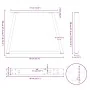 Patas para mesa comedor forma V 2 uds antracita 40x(30-31,3) cm by , Table legs - Ref: Foro24-4012526, Price: 48,35 €, Discou...