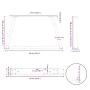 Patas para mesa de comedor forma V 2 uds negro 60x(30-31,3) cm by , Table legs - Ref: Foro24-4012532, Price: 63,33 €, Discoun...