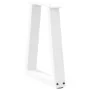 Patas para mesa de comedor en forma de V 2 uds blanco acero by , Table legs - Ref: Foro24-4012545, Price: 60,14 €, Discount: %