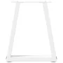 Patas para mesa de comedor en forma de V 2 uds blanco acero by , Table legs - Ref: Foro24-4012545, Price: 60,14 €, Discount: %