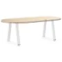 Patas para mesa de comedor en forma de V 2 uds blanco acero by , Table legs - Ref: Foro24-4012545, Price: 60,14 €, Discount: %