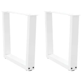 Patas para mesa de comedor forma V 2 uds blanco 50x(42-43,3) cm von , Tischbeine - Ref: Foro24-4012629, Preis: 65,97 €, Rabat...