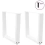 Patas para mesa de comedor forma V 2 uds blanco 50x(42-43,3) cm von , Tischbeine - Ref: Foro24-4012629, Preis: 65,97 €, Rabat...