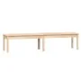 2-seater garden bench solid pine wood 203.5x44x45 cm by vidaXL, garden benches - Ref: Foro24-824018, Price: 88,62 €, Discount: %