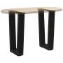 Patas para mesa de comedor en forma de V 2 uds acero negro by , Table legs - Ref: Foro24-4012620, Price: 50,60 €, Discount: %