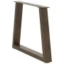 Patas para mesa de comedor forma de V 2 uds acero natural acero by , Table legs - Ref: Foro24-4012551, Price: 65,63 €, Discou...
