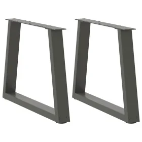 Patas para mesa de comedor en forma de V 2 uds antracita acero by , Table legs - Ref: Foro24-4012558, Price: 74,40 €, Discoun...