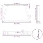 Patas para mesa de comedor forma V 2 uds blanco 60x(42-43,3) cm von , Tischbeine - Ref: Foro24-4012553, Preis: 70,40 €, Rabat...