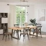 Patas para mesa de comedor en forma de V 2 uds acero natural de , Patas para mesas - Ref: Foro24-4012579, Precio: 104,31 €, D...