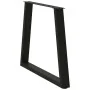 Patas para mesa de comedor en forma de V 2 uds acero negro by , Table legs - Ref: Foro24-4012572, Price: 88,48 €, Discount: %