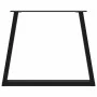 Patas para mesa de comedor en forma de V 2 uds acero negro by , Table legs - Ref: Foro24-4012572, Price: 88,48 €, Discount: %